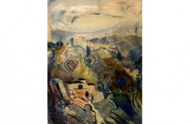 Mordechai Levanon Landscape ,  1901