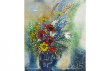 Reuven Rubin Flowers in a Bowl