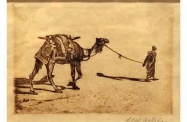 Lilien Ephraim Man Leading Camel
