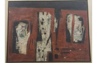 Yosl Bergner Three Figures