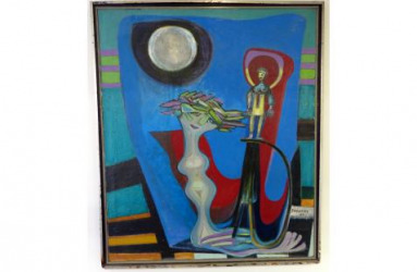 Yehoshua Kovarsky Homage to Hemingway ,  1963