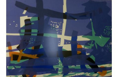 Ruth Horam Abstract in Blue
