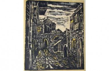 Jacob Steinhardt Alley in Old Jerusalem ,  1885