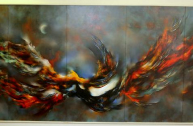 Leonardo Nierman Genesis ,  1990