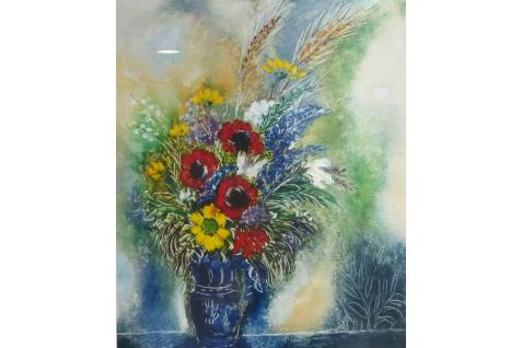 Reuven Rubin Flowers in a Bowl