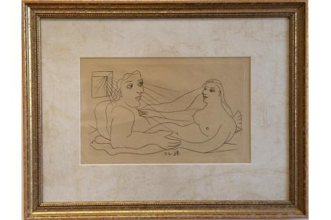 Pablo Picasso Two Figures