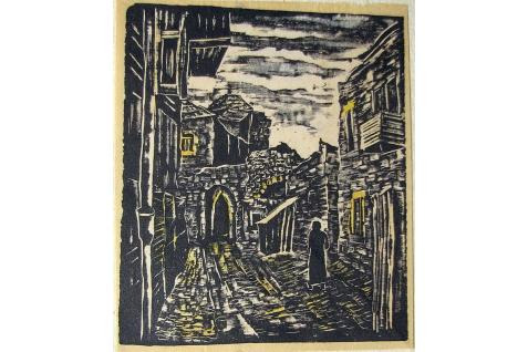 Jacob Steinhardt Alley in Old Jerusalem , 1885