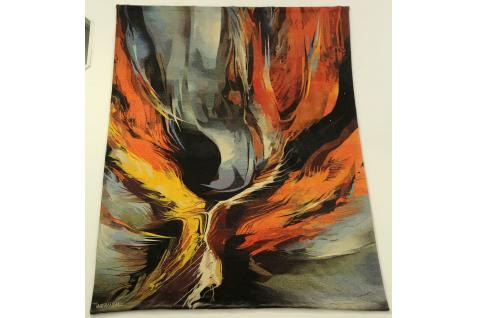 Leonardo Nierman Fire Of Wisdom , 1988